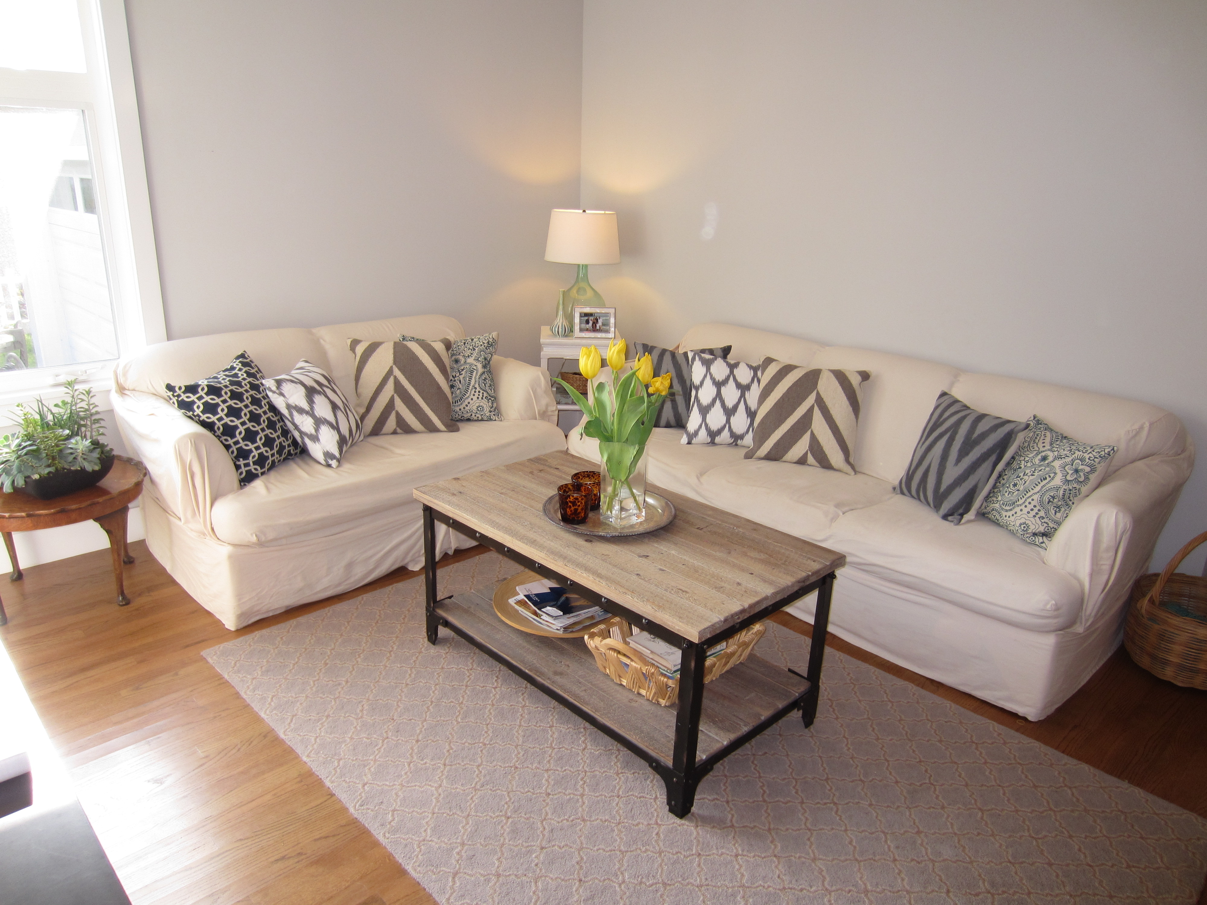 New Slipcover Furniture Living Room for Simple Design