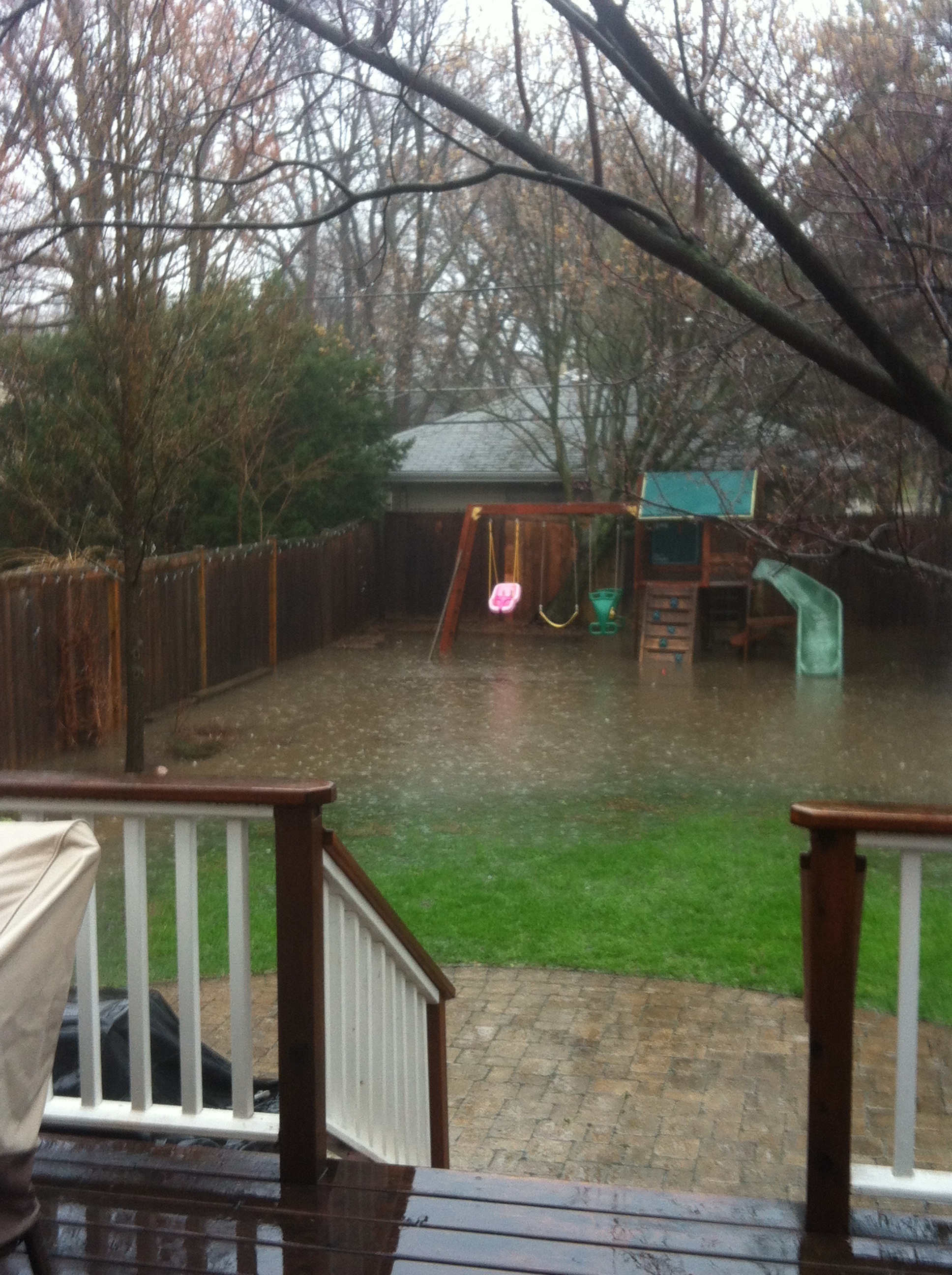 backyard flood