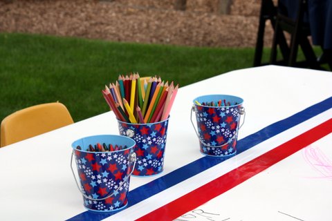 July 4 Party 4 Kids Table