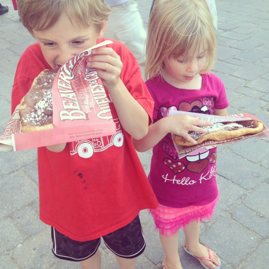 Kids with Beavertails