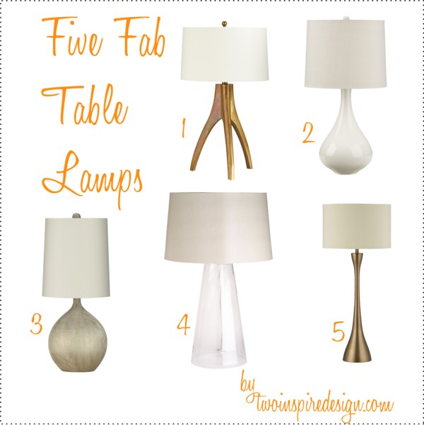 table lamps 2