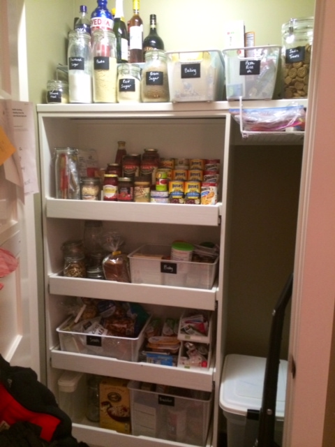 Pantry After organizing