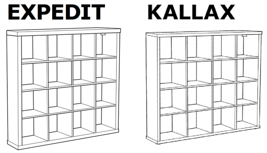 Ikea Expedit to Kallax