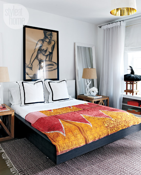 Style at Home eclectic-exotic-bedroom