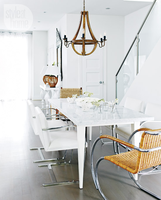 Style at Home eclectic-exotic-dining